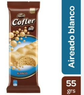 choc cofler aireado blanco 55g